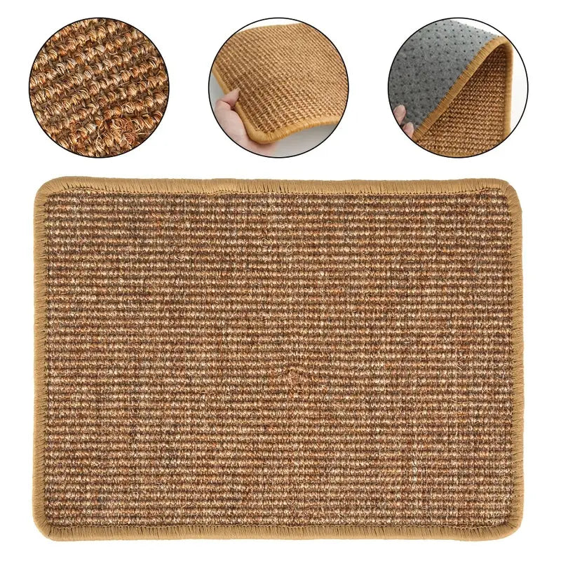 Premium Natur-Sisal Kratzmatte für Katzen – Möbelschutz