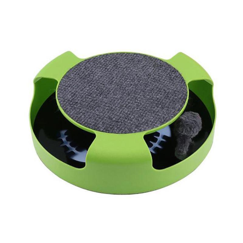 Motion Kitten Cat Toy Catch The Mouse Chase Interactive Cat Training Scratchpad
