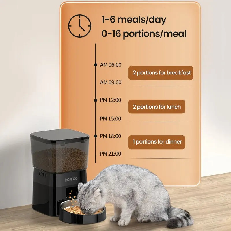 Smart Control Automatischer Futterspender für Katzen und Hunde
