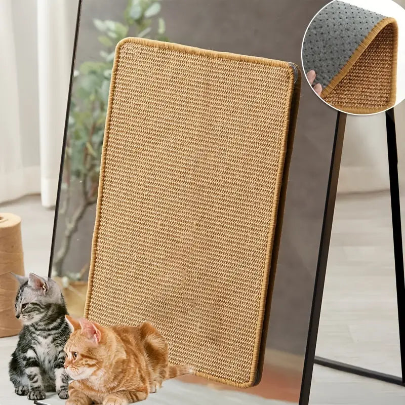 Premium Natur-Sisal Kratzmatte für Katzen – Möbelschutz